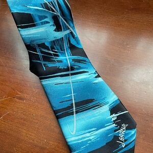Jerry Garcia Collector’s Edition Blue Abstract Pattern Tie